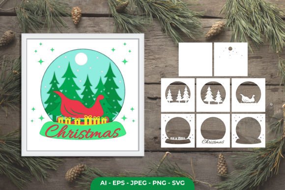 Christmas Snowglobe 3D Layered Papercut Review
