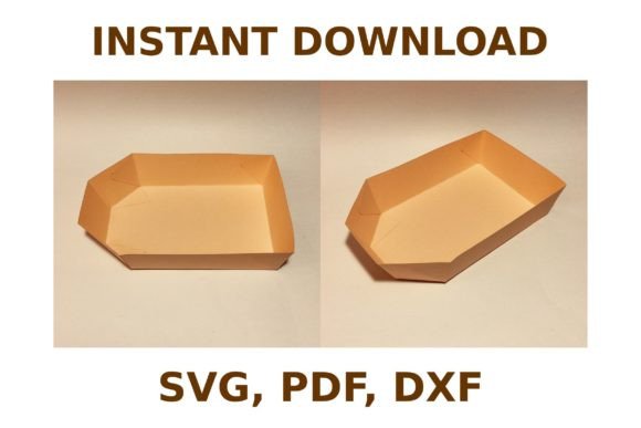 Cookie Tray Template: 3D SVG Shapes for Digital Sales