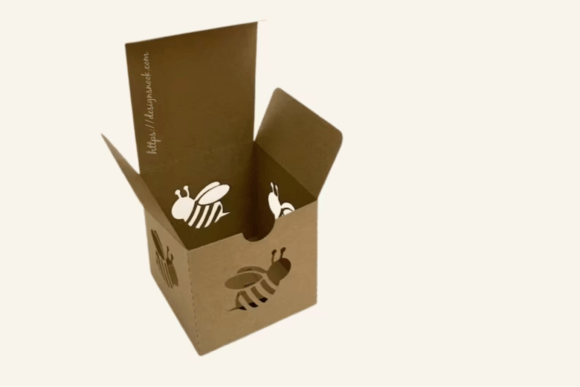 Cube Box Template: 3D SVG Shapes for Editorial Design