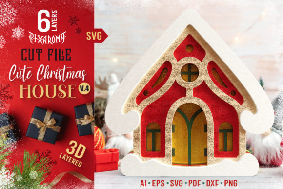 Cute Christmas House: An Embroidery Design Review