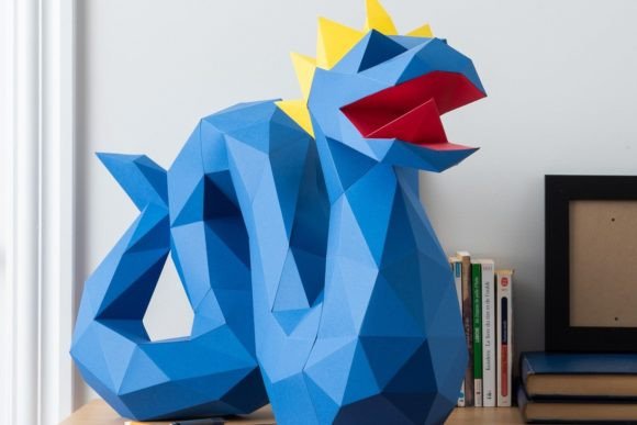 Dragon Snake Paper Sculpture: An Embroidery Review
