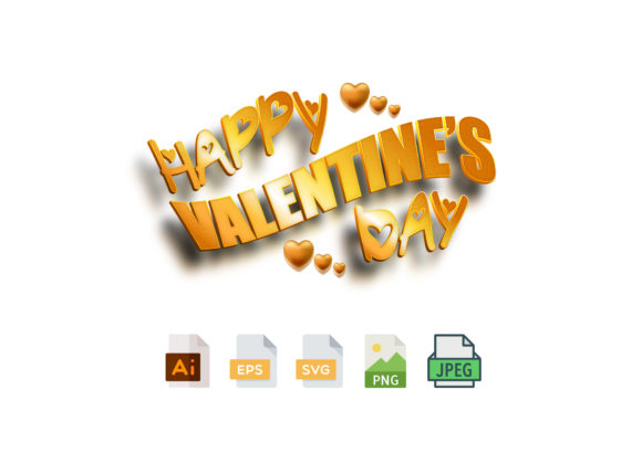 Happy Valentines Day 3D SVG: Graphics & Templates Review