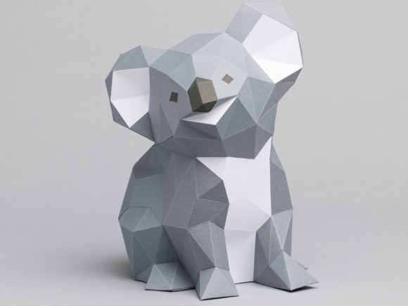 Koala 3D SVG: Modern Shapes for Local Branding