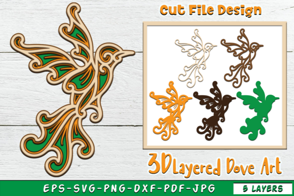 Love Bird Dove Art: Graphics & Crafts Asset Review