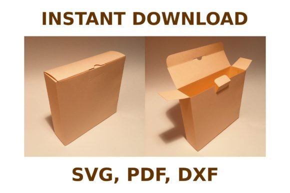 Mailing Box Template: 3D SVG Shapes for Branding