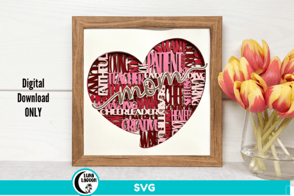 MOM Crossword 3D SVG for Shadow Boxes Review