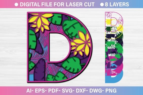 Summer Letter D Paper Cut SVG: An Embroidery Review