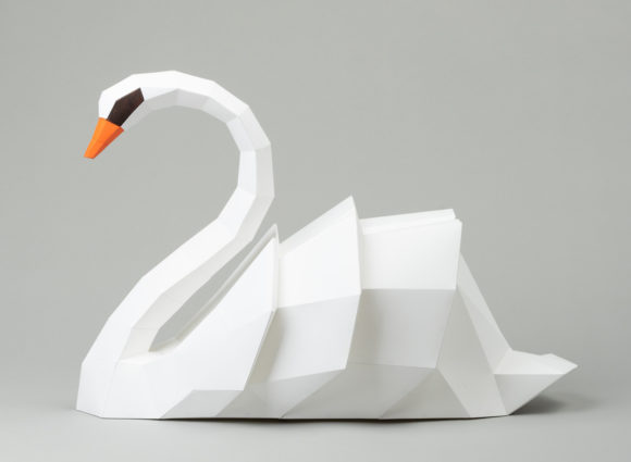 Swan 3D SVG: Elegant Animals Asset for Digital Sales